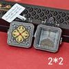 Tibetan Thangka Gold Necklace: Non-fading, Waterproof GAU Box Pendant, Multi-size Options