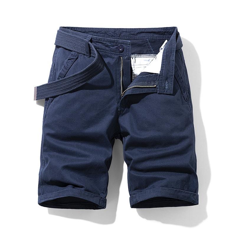 Sommer Shorts Hosen Männer Baumwolle Feste Beiläufige Hohe Qualität Business Social Shorts Männer Bermudas Lose Luxus Khaki Jogger