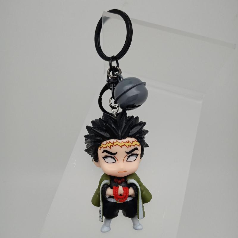 Dämonentöter PVC Schlüsselanhänger Niedliche Anime Figur Anhänger Tasche Zubehör Cosplay Geschenk Kimetsu no Yaiba