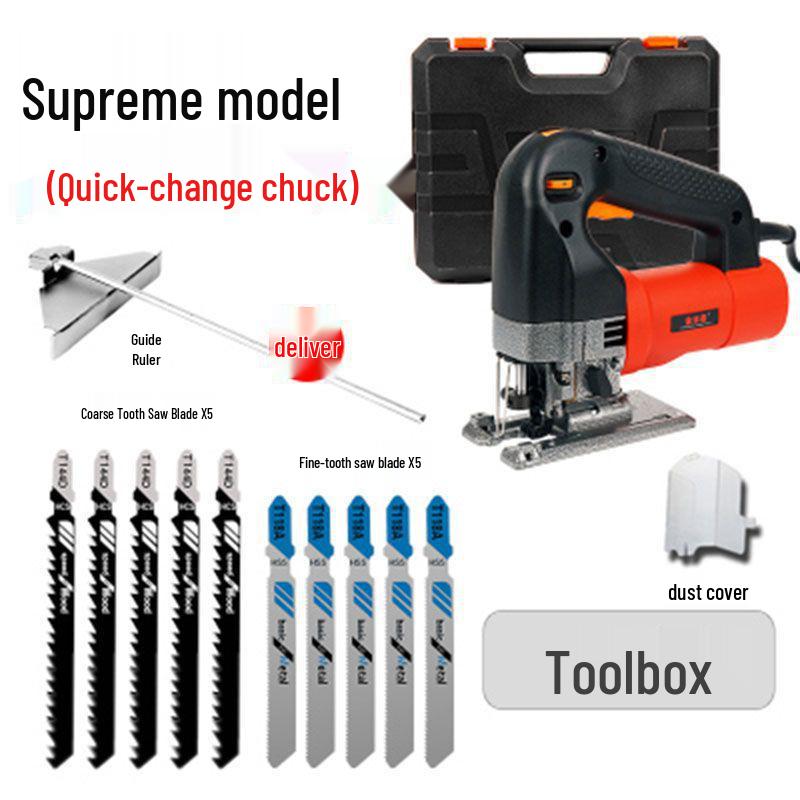 Industrial-Grade Multifunctional Reciprocating Scroll Saw - Electric Woodworking Jigsaw