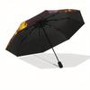 Phoenix, Fire themed Eight rib Automatic Folding umbrella Is Suitable for Both Men and Women, Making It A Perfect Christmas and Valentine's