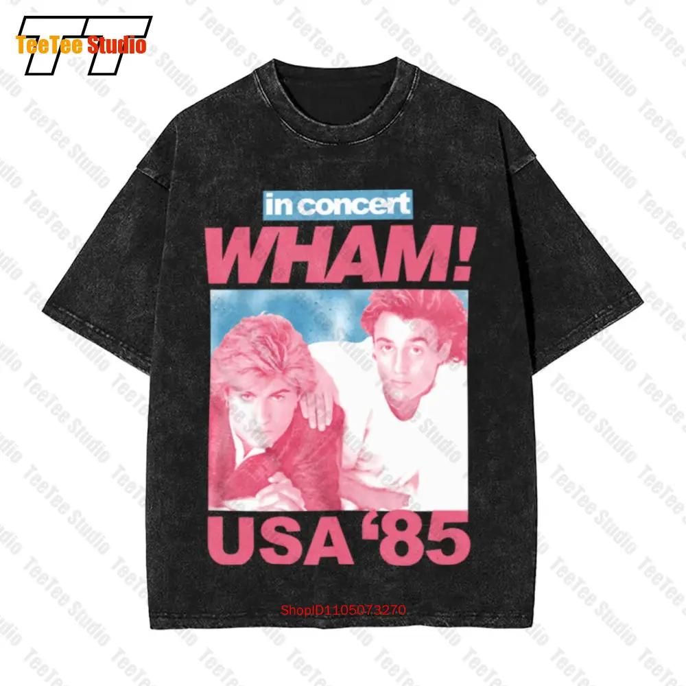 George Michael Andrew Ridgeley Vintage Oversized T-Shirt B6ZB