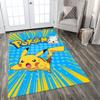 Alfombra Pikachu Ráfaga de Energía para salas de estar, dormitorios, decoración del hogar y como regalos.