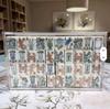 Acrylic Blue Ocean High-End Portable American Mahjong Set for Outdoor Play