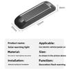LED Solar Warning Light, Anti Rear End Collision No Wiring Flashing Light, Motorcycle Bicycle Rear Red and Blue Flashing Light
