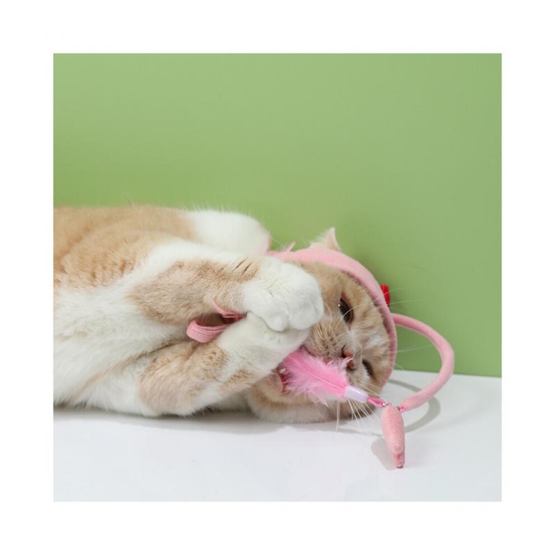 Creative Pet Growth Environment, Interactive Cat Hat For Summer Comfort And Natural Instinct Encouragement