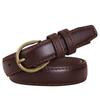 New PU Leather Belt Luxury Design Retro Style Women Waistband Reusable Casual Pin Buckle Waistband Women