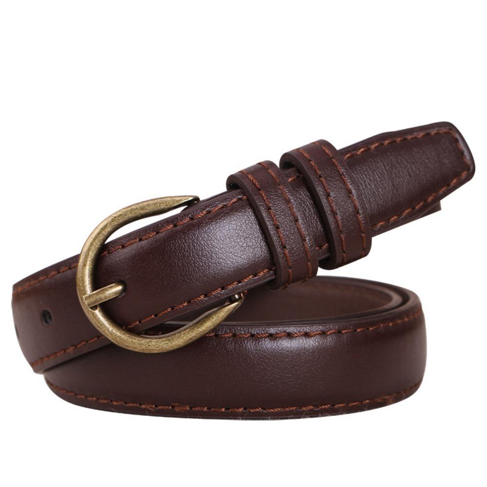 PU Women Waistband Retro Style Trouser Dress Belts New Pin Buckle Waistband  Women