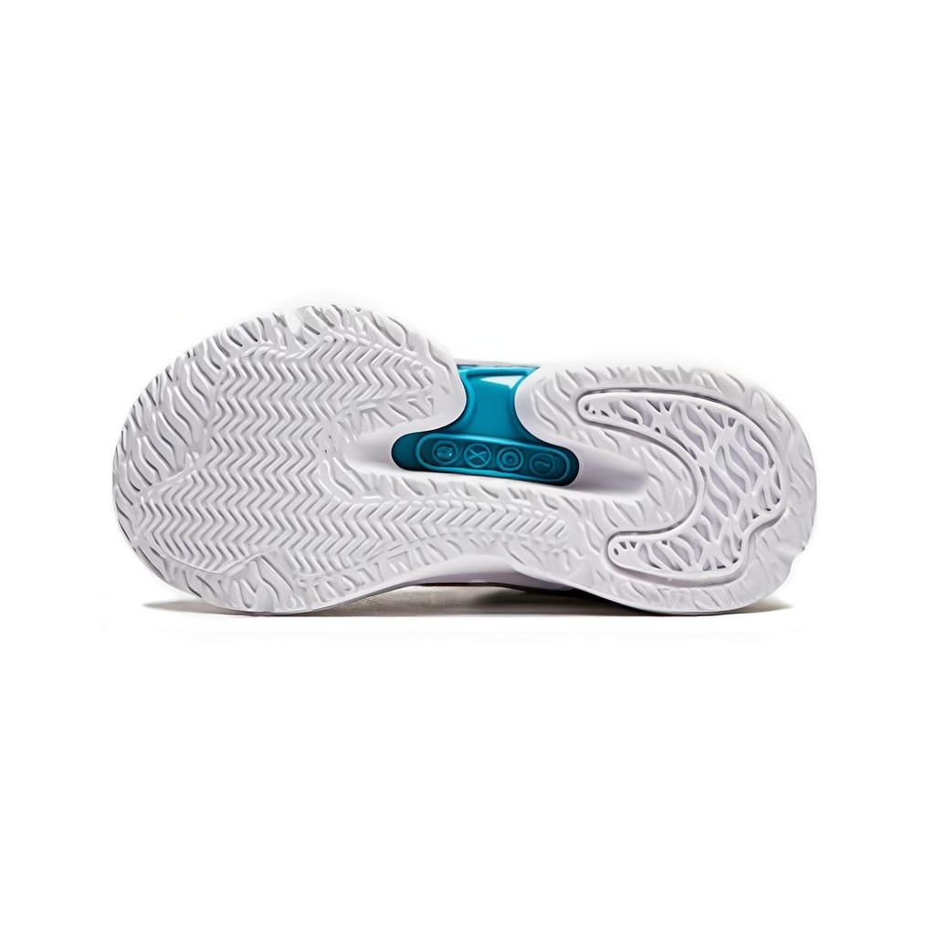 Li-Ning Cloud Low Top Kids Running Shoes Kids Sneakers White Green YKAU026-7