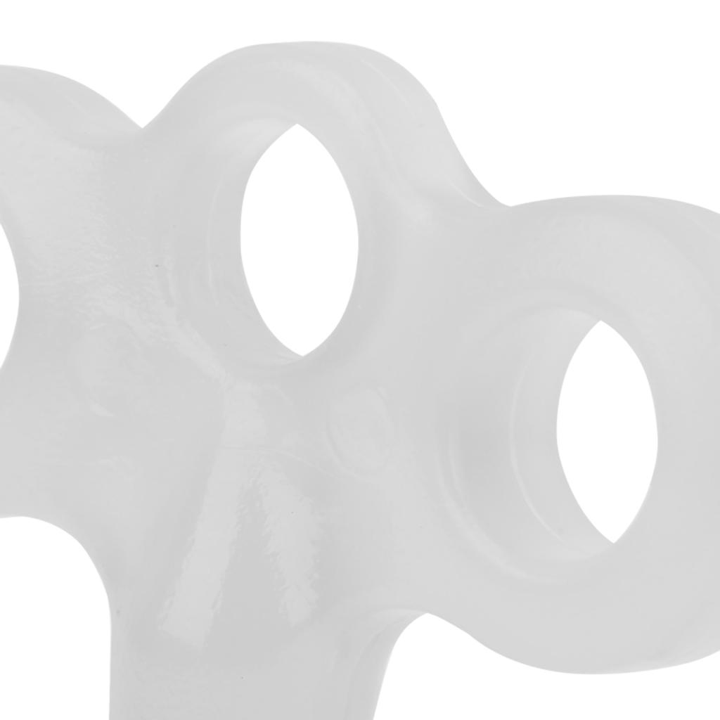 10Pcs Luminous Three Eyes Thread Tent Peg Nails Outdoor Camping Board Screw Plastic Tip