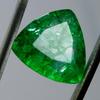 Natural Colombian Emerald Trillion Cut 6 Carat Green CERTIFED Loose Gemstone A-5897