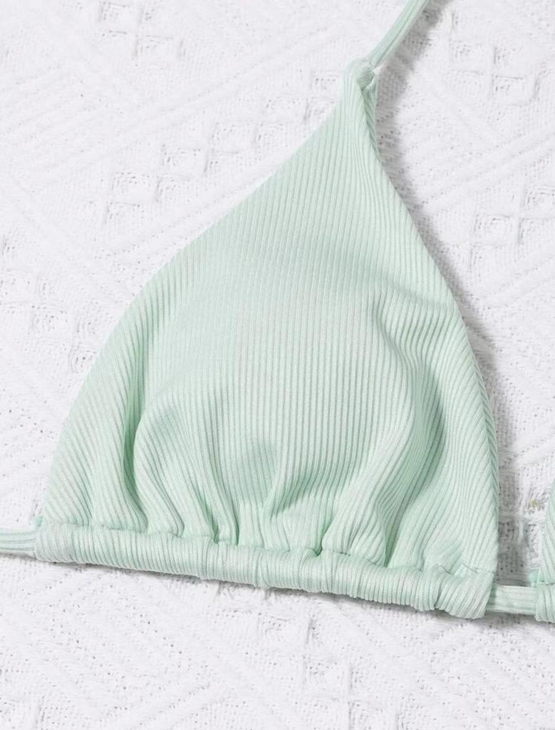 2025 European-American Sexy Three-Piece Bikini Women's Beach Swimwear