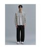 SHIFT.G Wool Linen Editor Setup Pants Black
