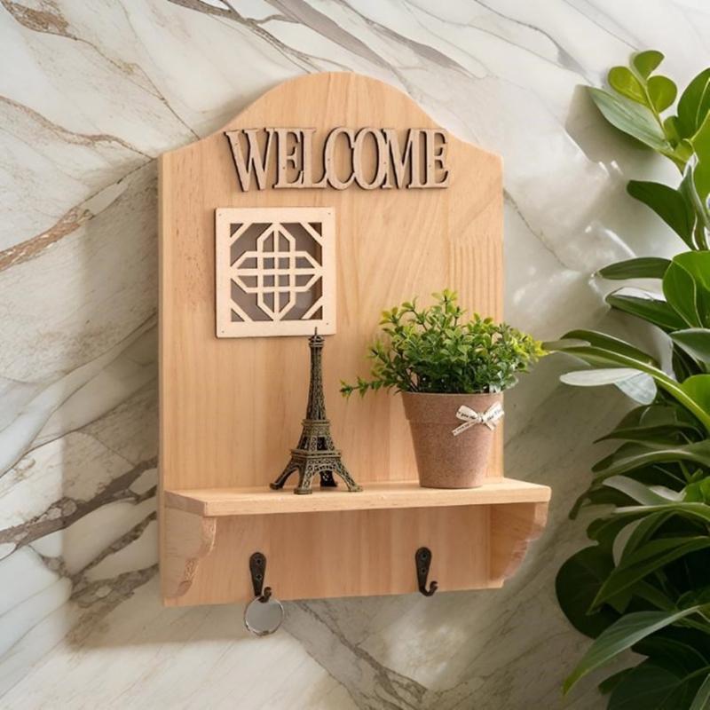 Multiple Hook Key Rack for Hallway Decors Space Saving Key Organizers Rack Designed for All Users in Various Locations