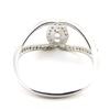 Silver Ring 'Goddess' White Silver (rhodium) - 10 Mm