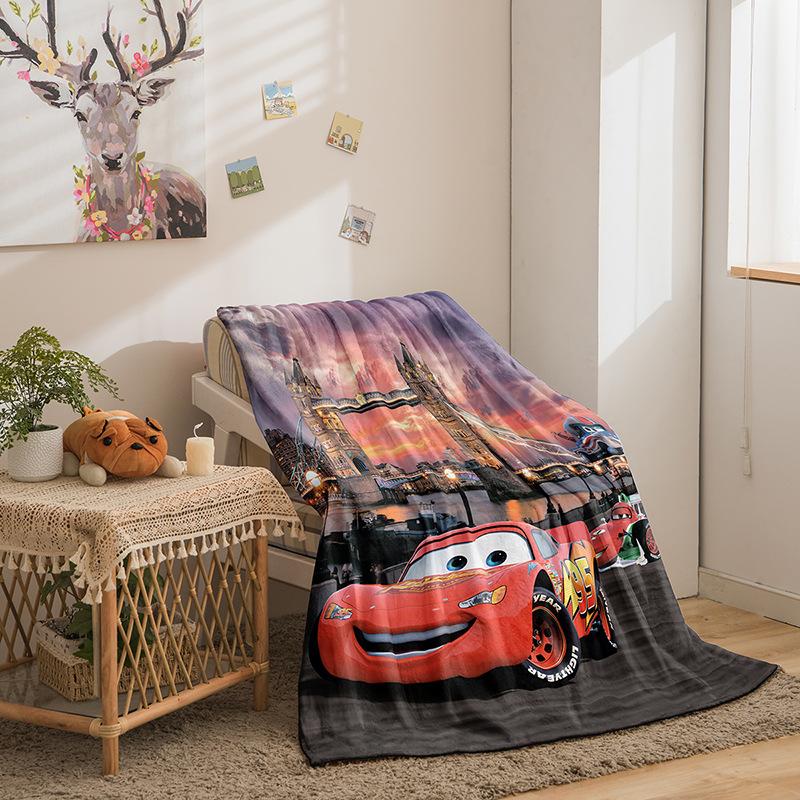 Cars Double Sided Flannel 3D Digital Printed Blanket Blanket