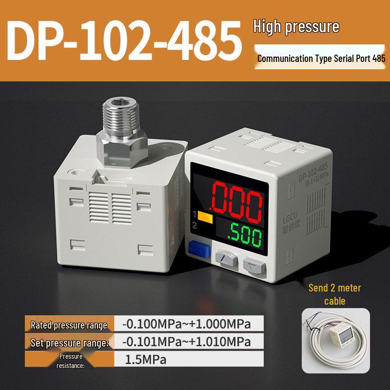 DP-101A/102 Digital Pressure Gauge Sensor with RS485 and Analog Output