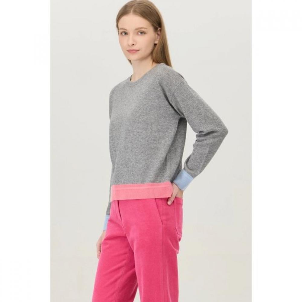 Block Point Cashmere Wool Knit Bakp66561