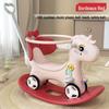 3-in-1 Wooden Rocking Horse & Ride-On Toy: Perfect First Birthday Gift for Boys and Girls