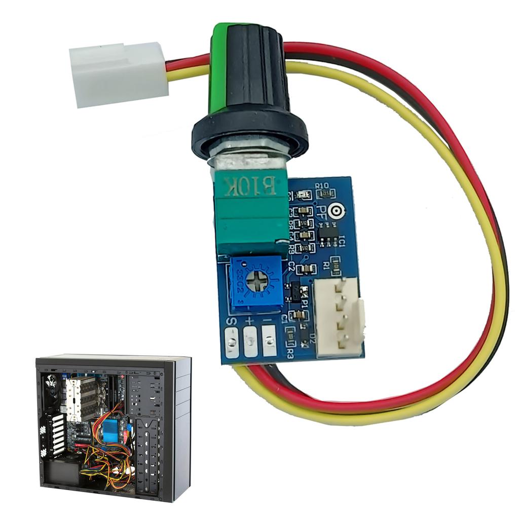 Manual Fan Speed Controller Manual Fan Speed Controller Adjustable Fan Controller Suitable for Computer Cooling