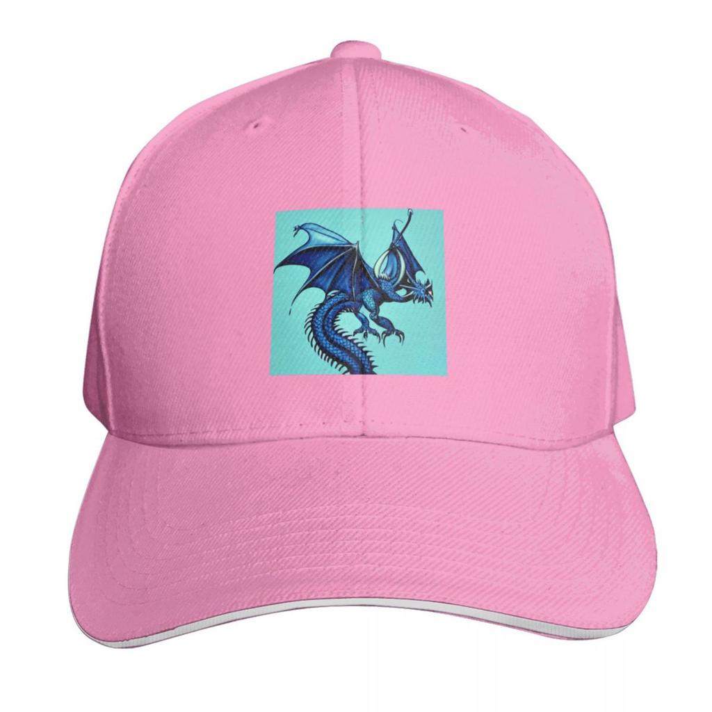 Blue Asian Dragon Baseball Cap Anime Hat Hat Unisex For The Sun Fishing cap Streetwear Women Hats Unisexs