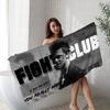 Cult Movie F-Fight C-Club Microfiber Printed Beach Towel Mountain Climbing Yoga Beach Swimming Running Absorbent Soft Towel