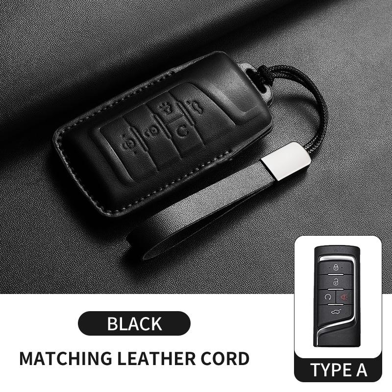 Leather Car Remote Key Case Cover for GAC Trumpchi GS3 GS4 GS5 GM8 GA3 GA4 GA6 SGS7 Empow J11 J12 J13 Car Key Fob Shell Keychain