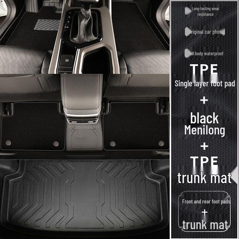 New Geely Emgrand Full Coverage Floor Mats for 4th & 5th Gen - Stylish, Modified Carpet Mats