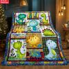 1pc Dinosaur Pattern Blanket, HD High-Definition 2D Flat Printing Throw. Soft And Warm Fleece Blanket, Suitable for Travel, Camping, Sofa, Living Room