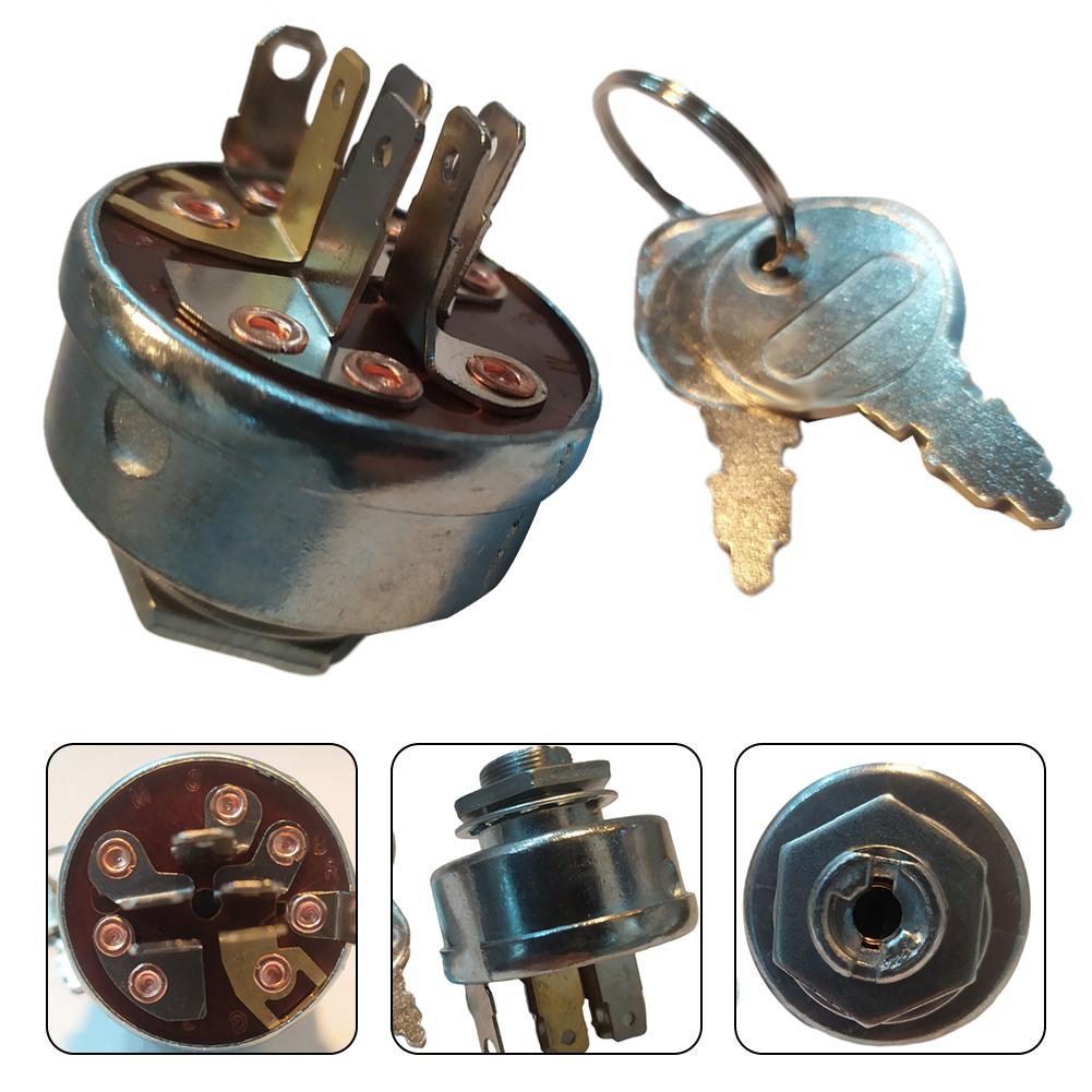 For Lawn Maintenance Ignition Switch With Key Lawn Tractor Ignition Switch Reliable 3 Pieces For Exmark 1 543070