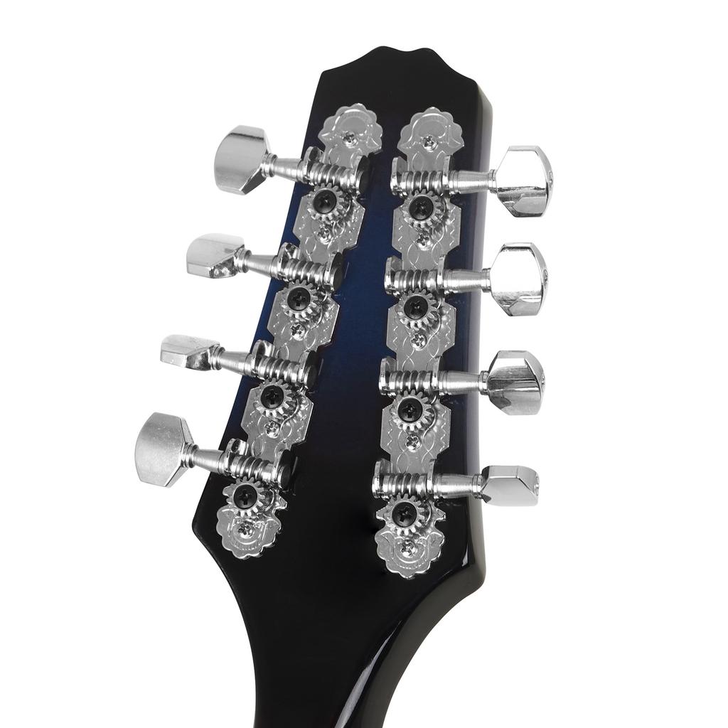 M MBAT 8 String Mandolin Kit Guitar A Style Rosewood Fingerboard Mandolin for Beginners Adults Musical Instrument with Parts