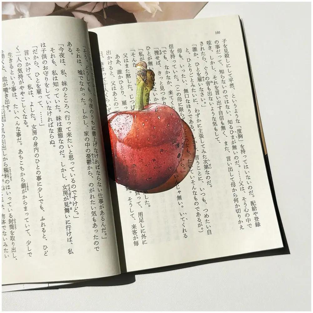 

Acrylic Bookmark Lightweight Fruit Slice Bookmark Desktop Decor Bookmark Ins For Stationery Collection Schools Desktop