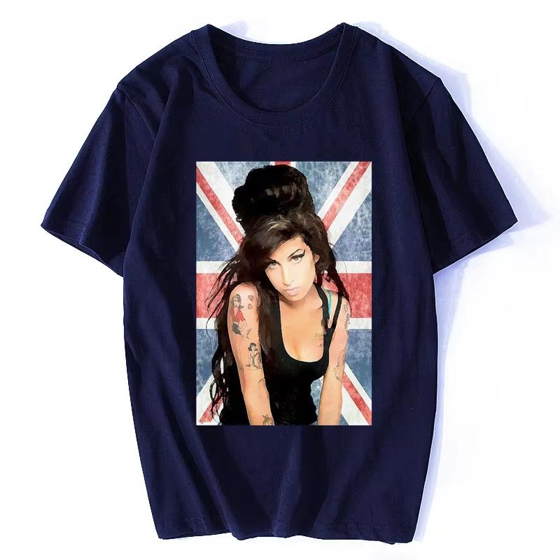 2026 Amy Winehouse Legardary TShirt Print Tees Unisex Women Cotton Short Sleeve T Shirt Hip Hop Tops Summer Streetwear Clothing