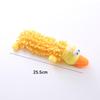 Dog Squeaky Plush Toy Long Strip Mop Fleece Animal Shape Teething Chew Molar Interactive Stress Relief Pet Toy For Dogs