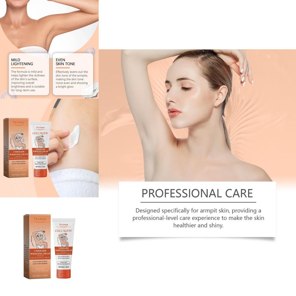 Whitening Underarm Oceaura Cream For Targeting Dark Areas And Enhancing Skin Brightness