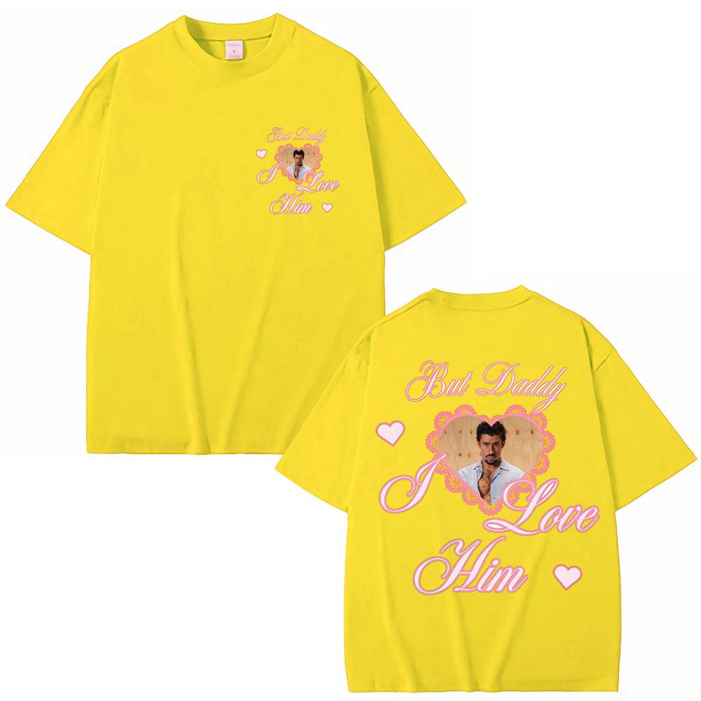 Bad Bunny But Daddy I Love Him Graphic T Shirt Fashion Vintage Unisex Women Aesthetic Tshirts Oversized Cotton Y2k Casual T Shirts