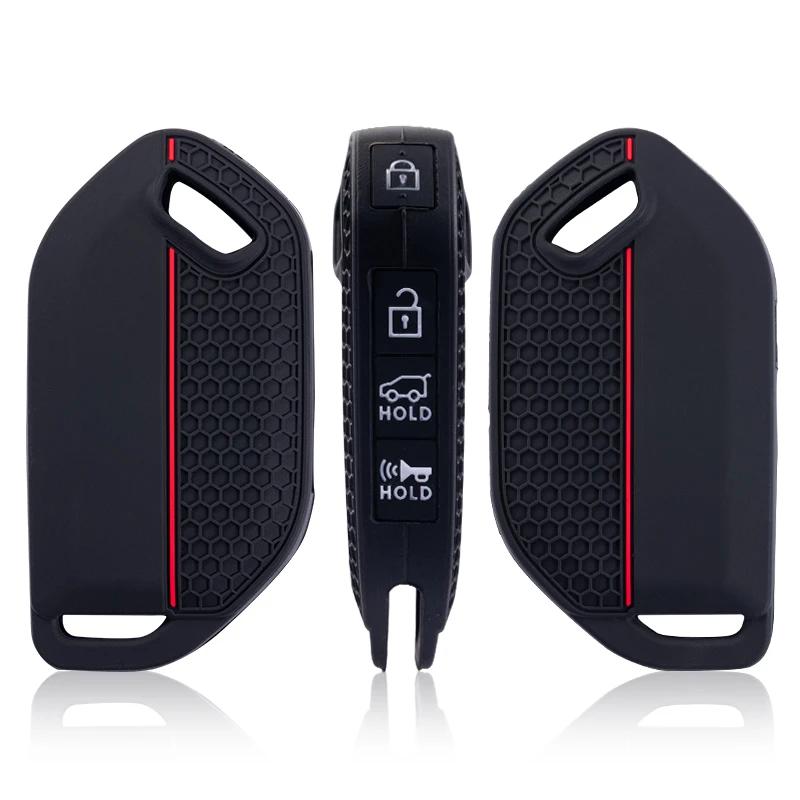 Key Case For Kia Ev9 Ev5 K3 K5 Carnival Picanto Gt Line Sorento Mq4 Ka4   Silicone Key Holder Cover Keyless Remote Shell