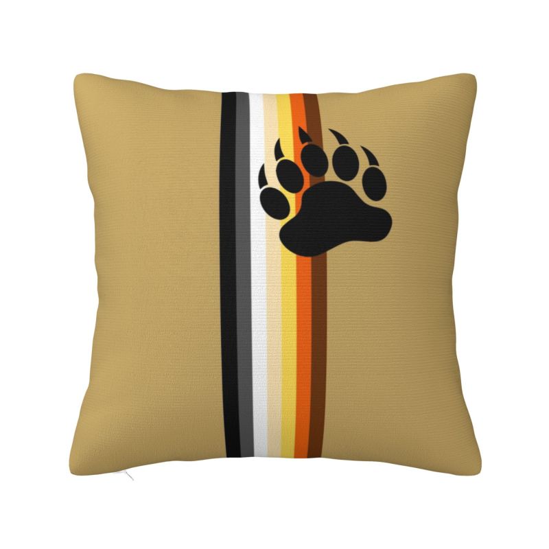 

Animal Bear Paw Throw Pillow Case Decoration Nordic Cushions Cover For Sofa Square Polyester Pillowslip Double-sided Printing 30x30cm 12x12in