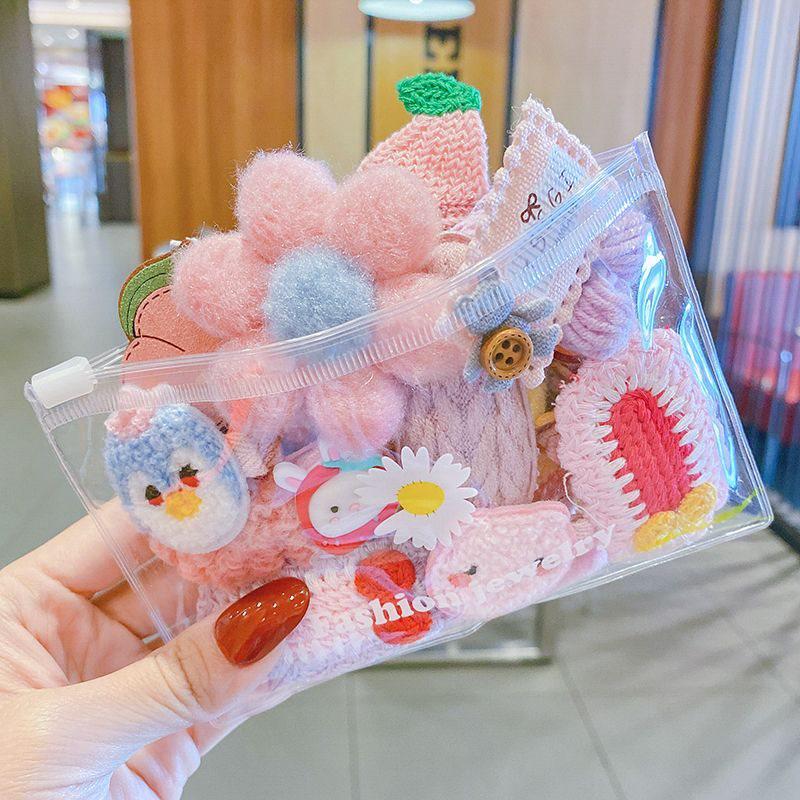 Autumn/Winter 2025 Lambswool Plush Hair Clip: Cute BB Clip Headwear for Women & Children