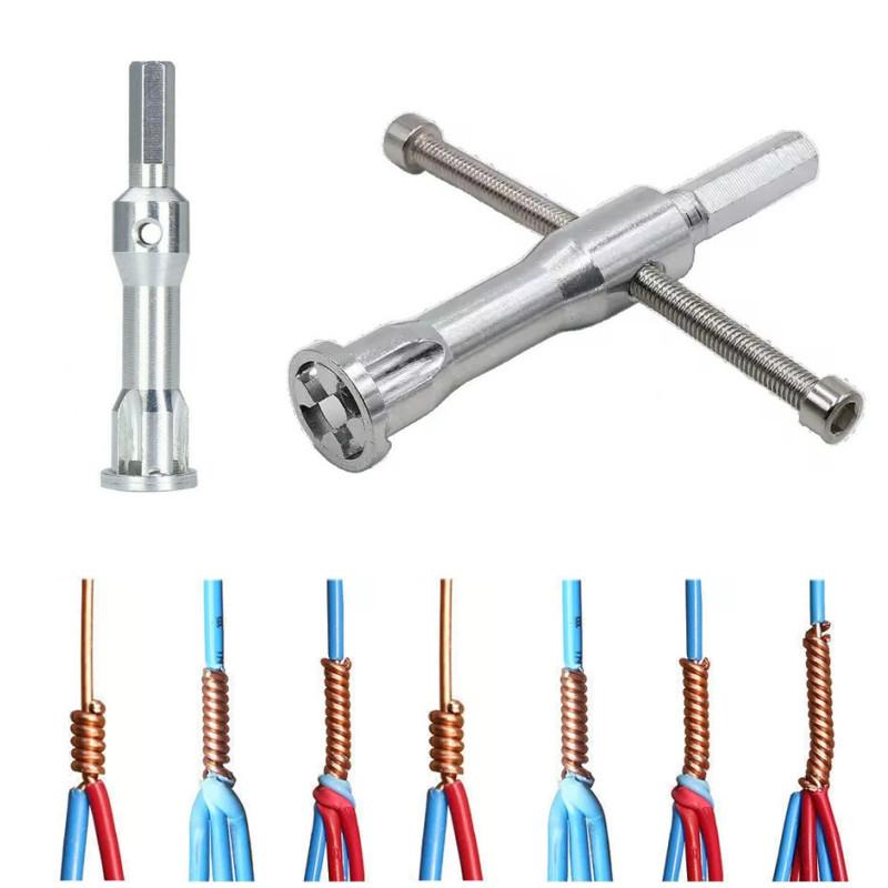 Automatic Wire Stripper Twisted Wire Tool Cable Peeling Twisting Connector Electrician Artifact Connector Hand Tools Multitool