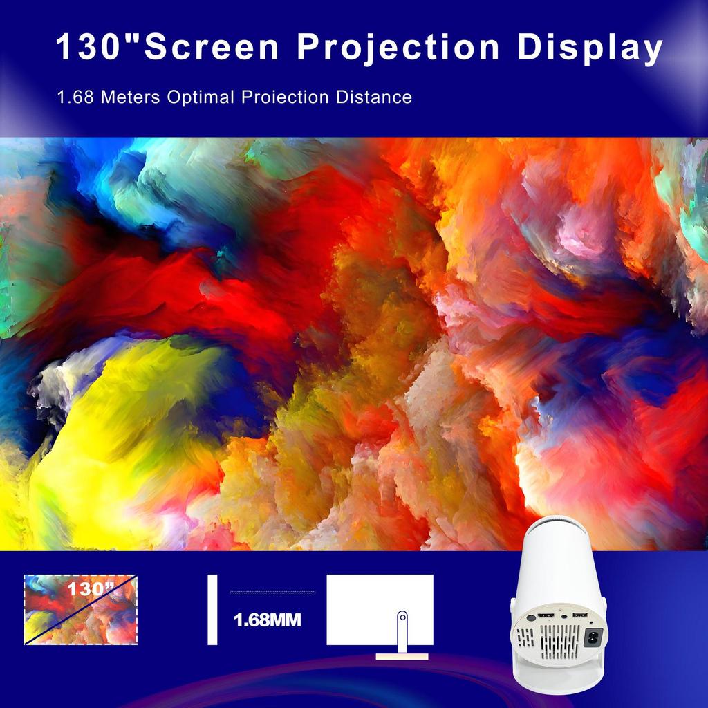 HY300 HD Portable Wireless Mobile Projector