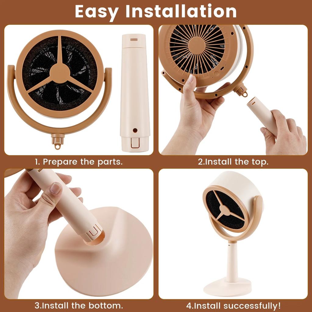 Portable Smoke Purifier USB Charging Exhaust Fan Hood Adjustable Suction Replaceable Activated Carbon Filter for Indoor BBQ