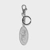 UUU OVAL LOGO KEYRING_SILVER(IK2CFMAB90A)