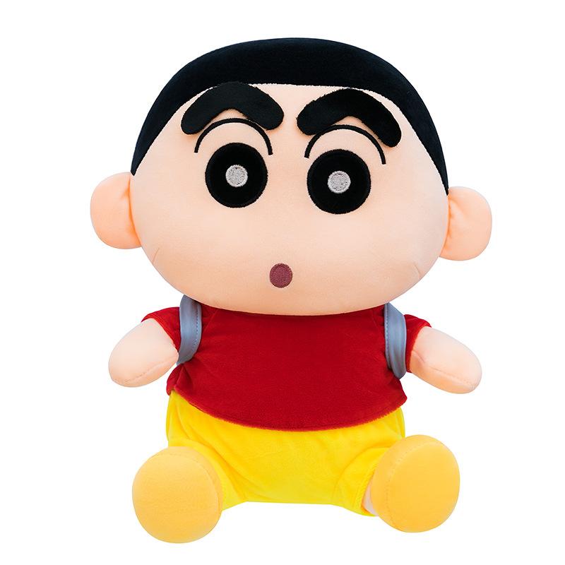 

Latest Backpack Crayon Shin Chan Doll Kawaii Stuffed Plush Toy Doll Cartoon Anime Cute Pillow Children s Birthday Gift Doll 23cm