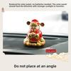 Chinese Style God of Fortune Sculpture Wealth Attracting Treasure Car Ornament  Office