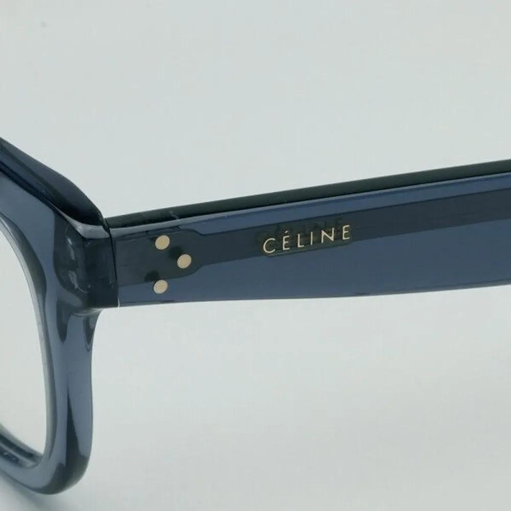 [Celine] Eyeglass Frames CL41390F BMP Square Transparent Horn-rimmed Clear Blue