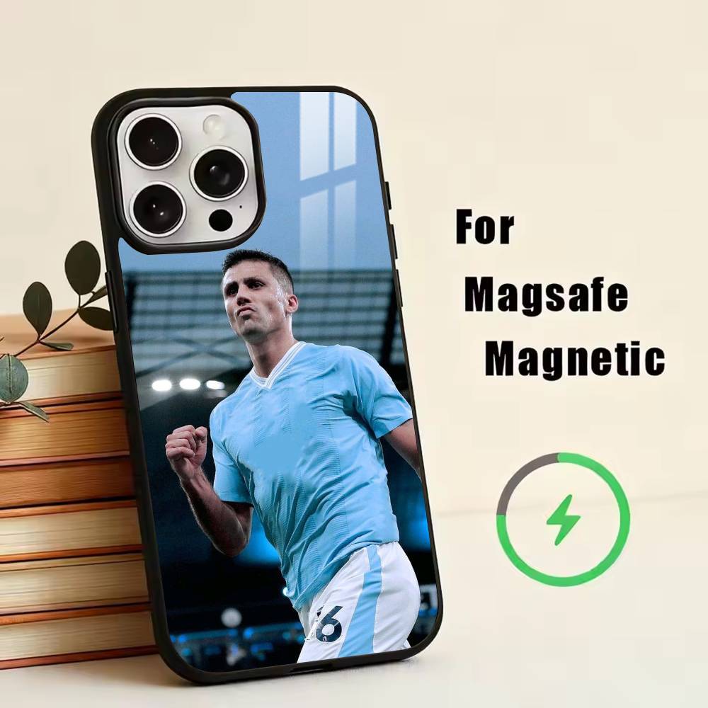 R-Rodrigo Handyhülle für iPhone 17, 16, 15, 14, 13, 12, 11 Plus, Pro Magnetisch mit Magsafe Kabelloses Laden