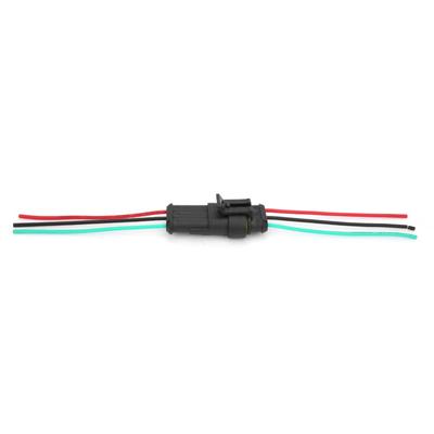 5 Sets 3 Pin Car Electrical Connector Waterproof With Wire Waterproof Connector Electrical Connector Plug Motorcycle Electrical