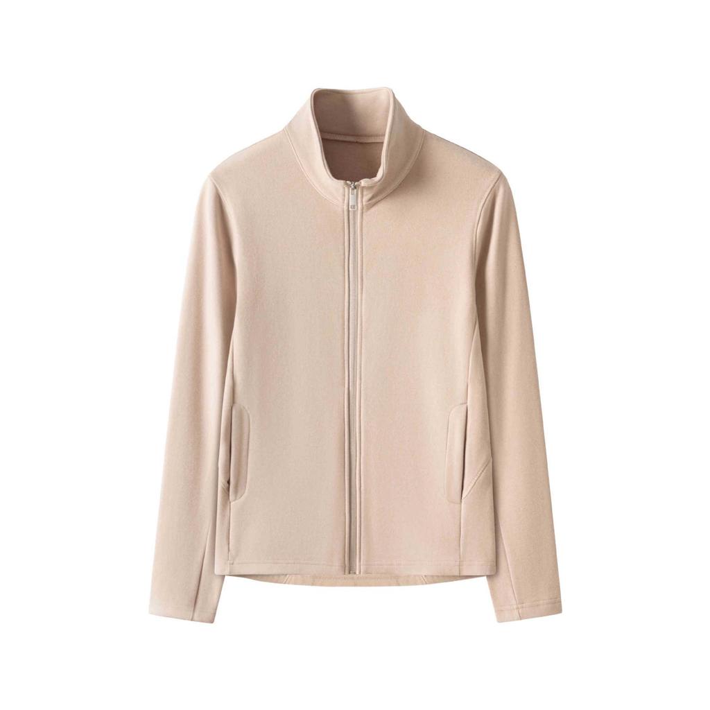Clearance: German Fleece Velvet-Lined Stand Collar Jacket, 450g, Warm for Autumn/Winter