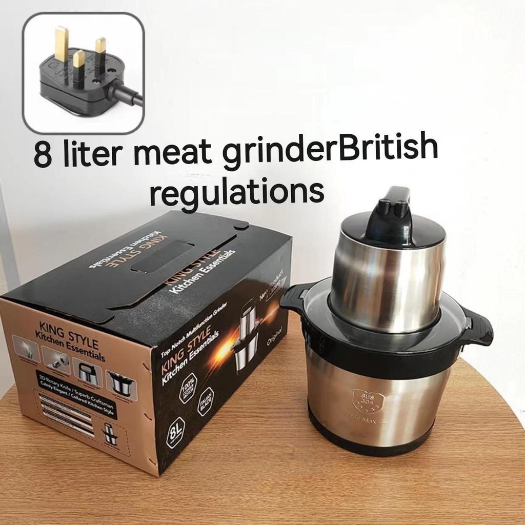 6-8L Edelstahl Fleischwolf Elektrische Küchenmaschine und Mixer